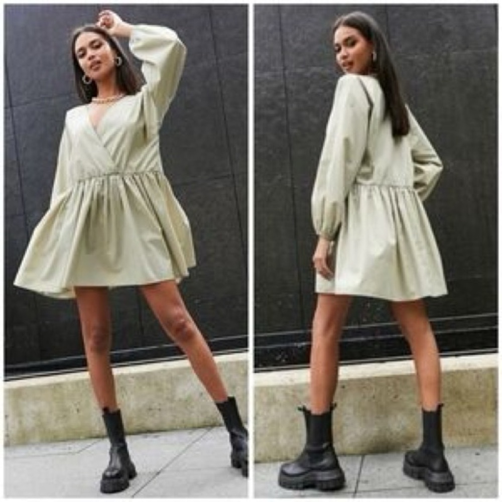 ASOS Cream Mini Dress